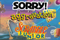 Three-in-One Pack - Sorry! + Aggravation + Scrabble Junior Title Screen